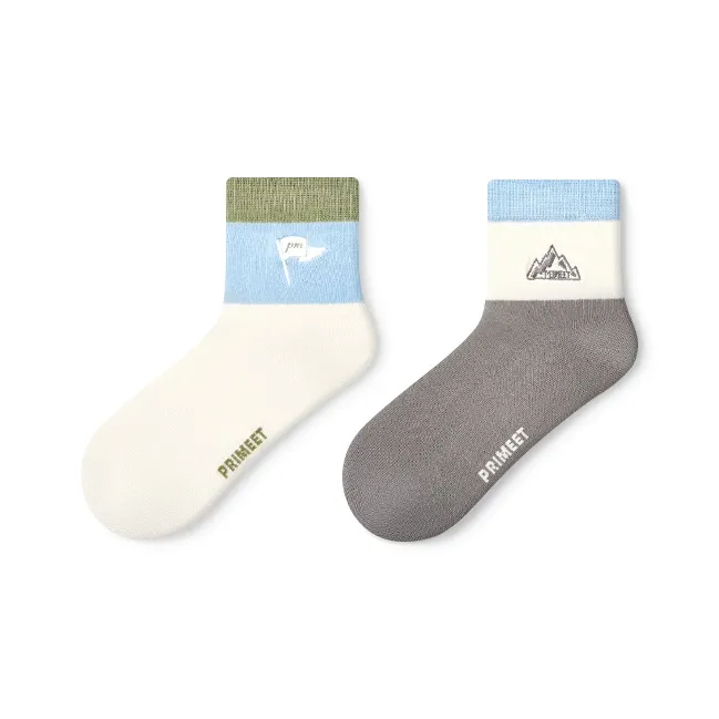Primeet Mid Calf Socks Men's 5 Pack-31