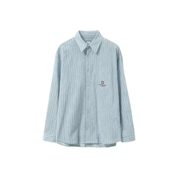 WOOYOUNGMI Shirts Men Blue