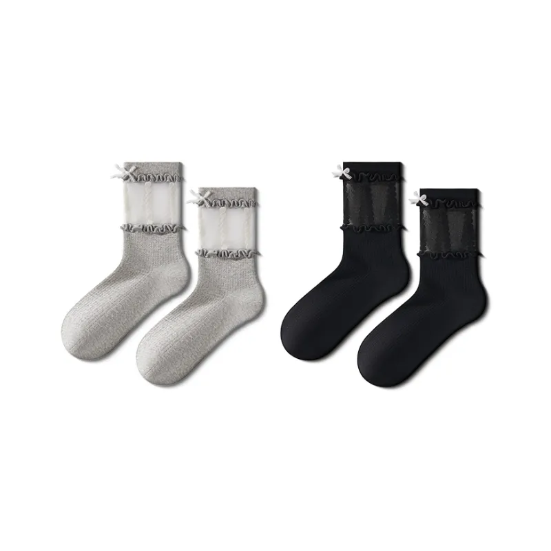 JKN Mid Calf Socks Women's Combo Set-7