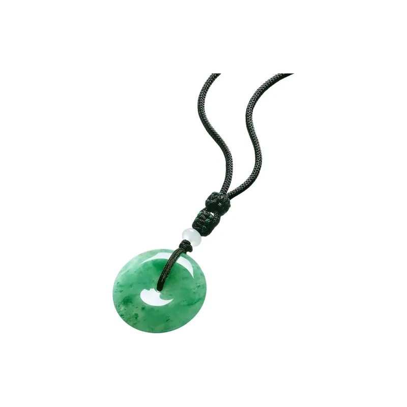 LIU GUI FU JEWELRY African Emerald Good Luck Necklace Women's-1