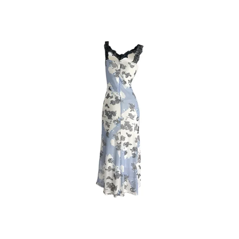 Slip Dress Women's Green Vegetable Audrey-8