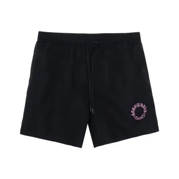 Burberry Oak Leaf Crest Drawstring Swim Shorts