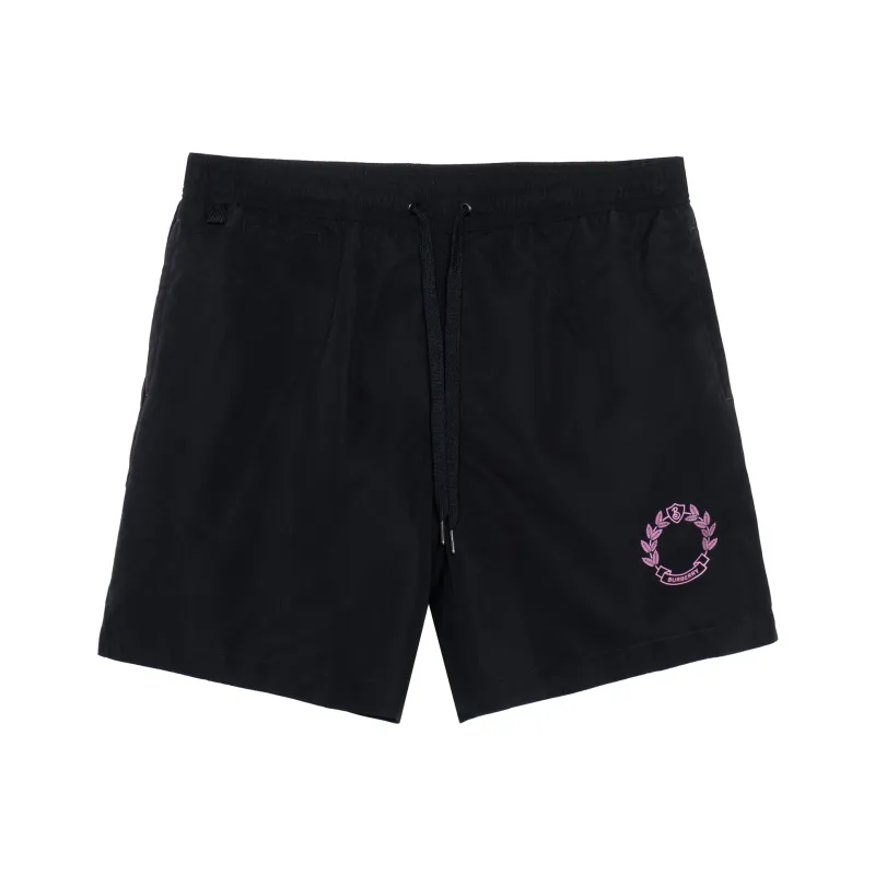 Burberry Oak Leaf Crest Drawstring Swim Shorts-0