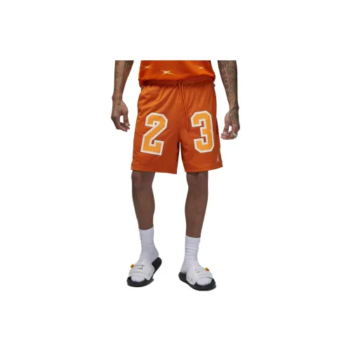 JORDAN Essentials Casual Shorts Men Orange