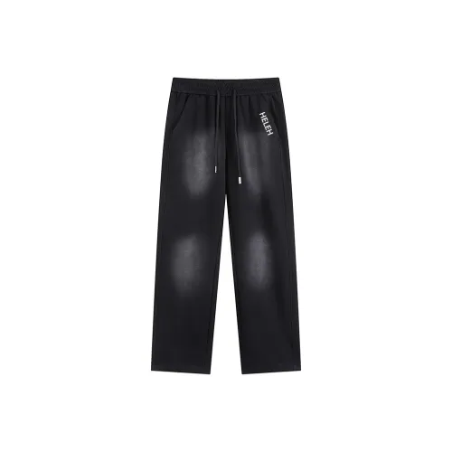 HELEH Casual Pants Unisex Black