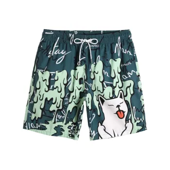 GAILANG Beach Shorts Men Green