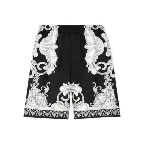 VERSACE Baroque Silk Shorts
