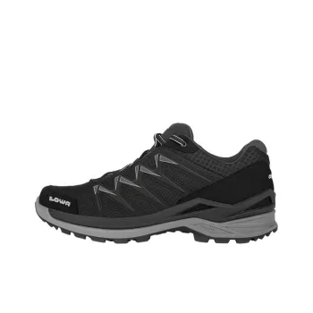 Lowa INNOX PRO Anti Slip Wear Resistant Low Top Hiking Shoes Men's Black