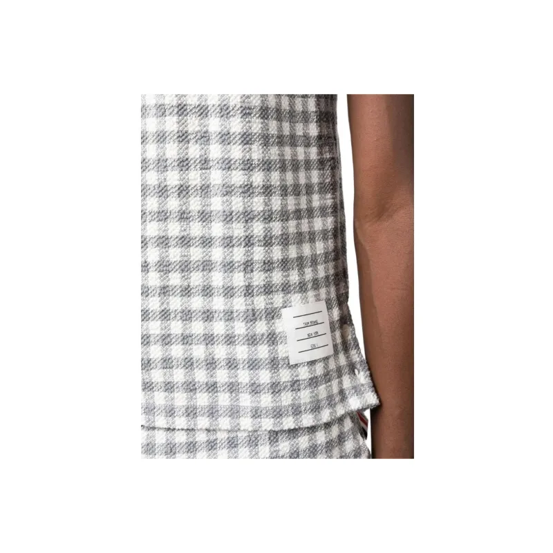 THOM BROWNE Polo Shirts Men Medium Gray-4