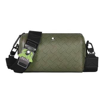 MONTBLANC Stylish 3.0 Grain Cow Leather Mailbox Bag, Shoulder Bag Mini Men's Lime