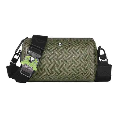 MONTBLANC Stylish 3.0 Grain Cow Leather Mailbox Bag, Shoulder Bag Mini Men's Lime