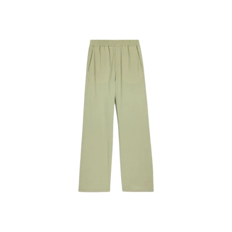 AMIPARIS Ami De Coeur plaque Cotton Trousers-0