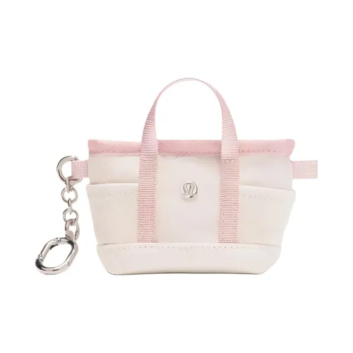 Lululemon Cotton Coin Purse Extra Mini Women's White & Pink