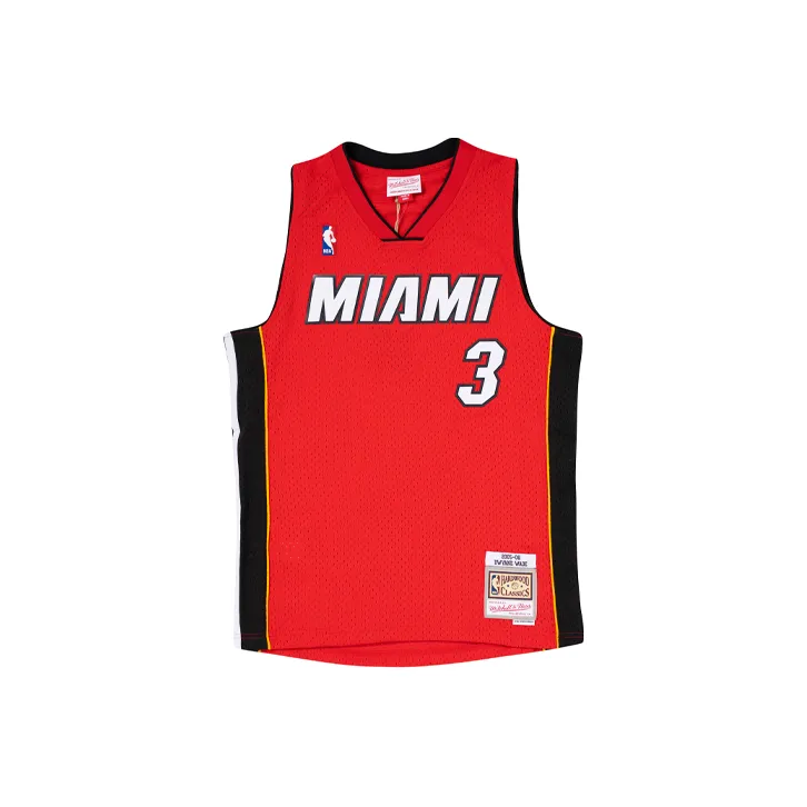 Mitchell Ness 'NBA Miami Heat 2005 Dwyane Wade' Alternate Finals Jersey-0