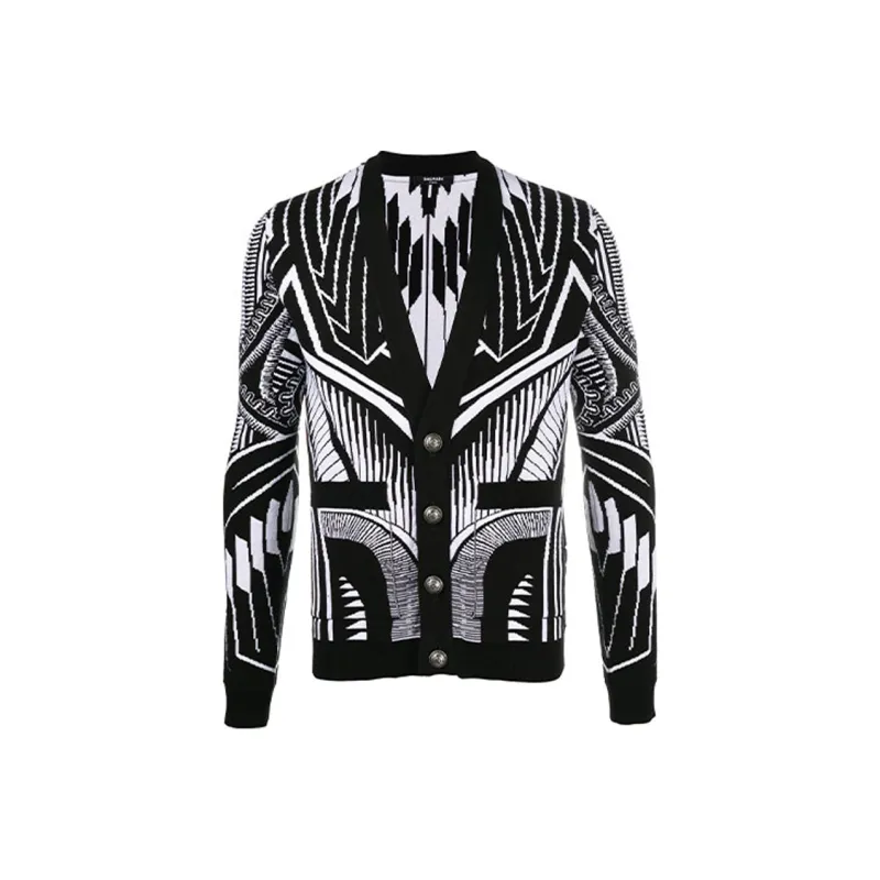 BALMAIN FW21 Knitwear Men's Black-0