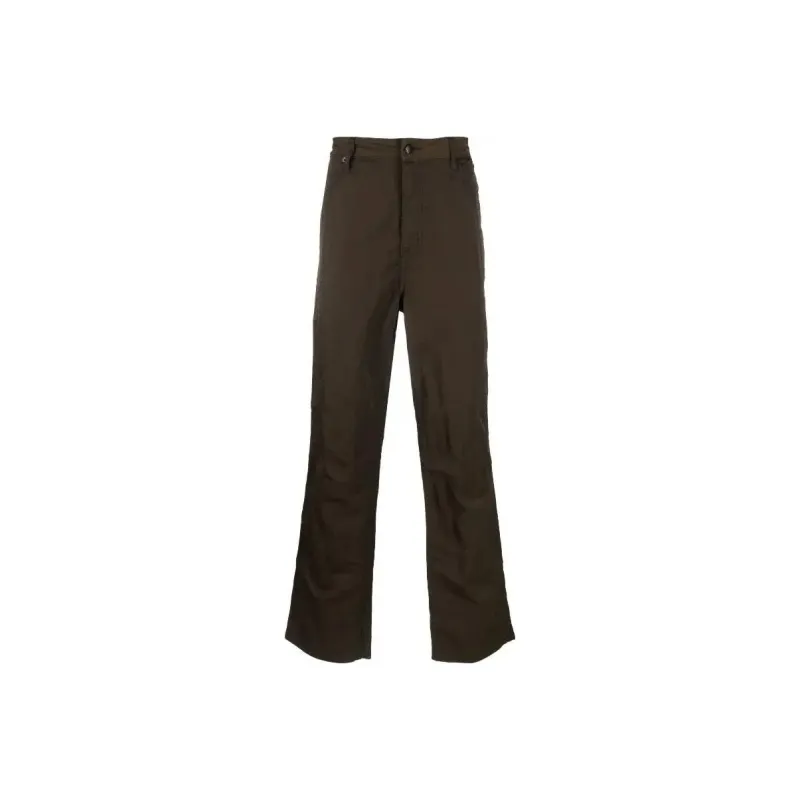 ECKHAUS LATTA Crinckled finish Straight leg Trousers-0