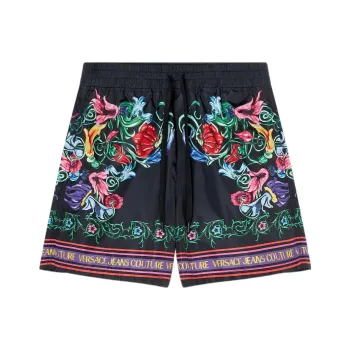 VERSACE JEANS COUTURE Casual Shorts Men Black