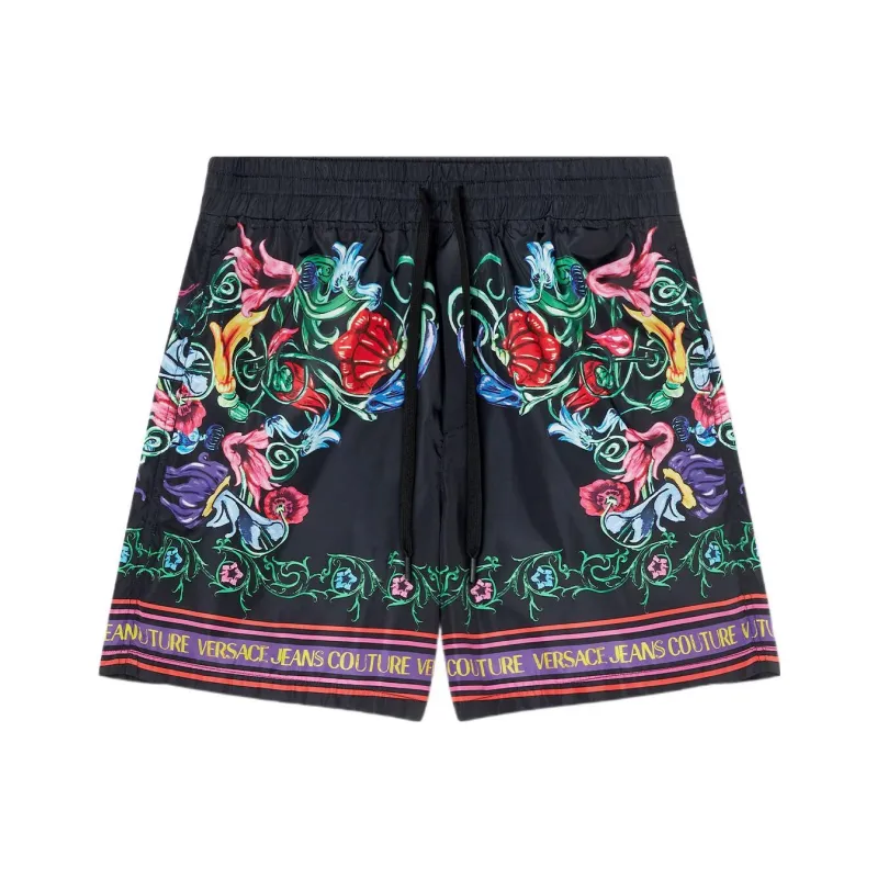 VERSACE JEANS COUTURE Casual Shorts Men Black-0