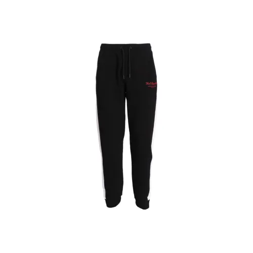 KARL LAGERFELD / Karl Lagerfeld Jeans Side stripe Logo print Track Pants