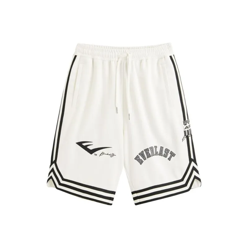 Everlast X PEACEBIRD MEN EVERLAST Casual Shorts Men White-0