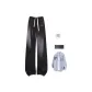 Black (Comes with 1 Blue White Stripes Shirt)