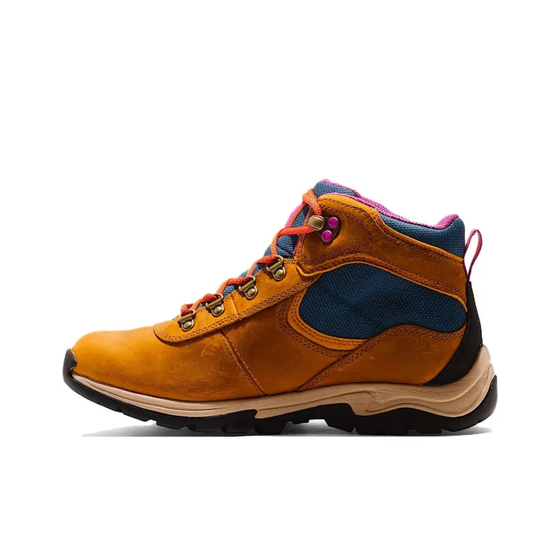 Timberland Maddsen Slip Resistant Waterproof Mid Top Hiking Shoes Women's Brown-1