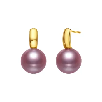 ME LUXE Pearl Stud Earrings Women's