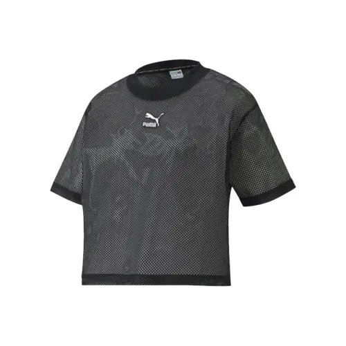 PUMA Crop Tops Women's Black