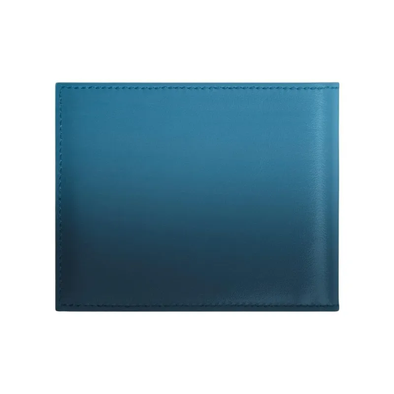 MONTBLANC Meisterstuck Leather Wallet Men's Ink Smoky Blue-2