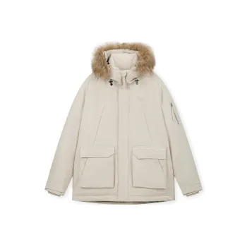 BONELESS Puffer Jacket Unisex Apricot
