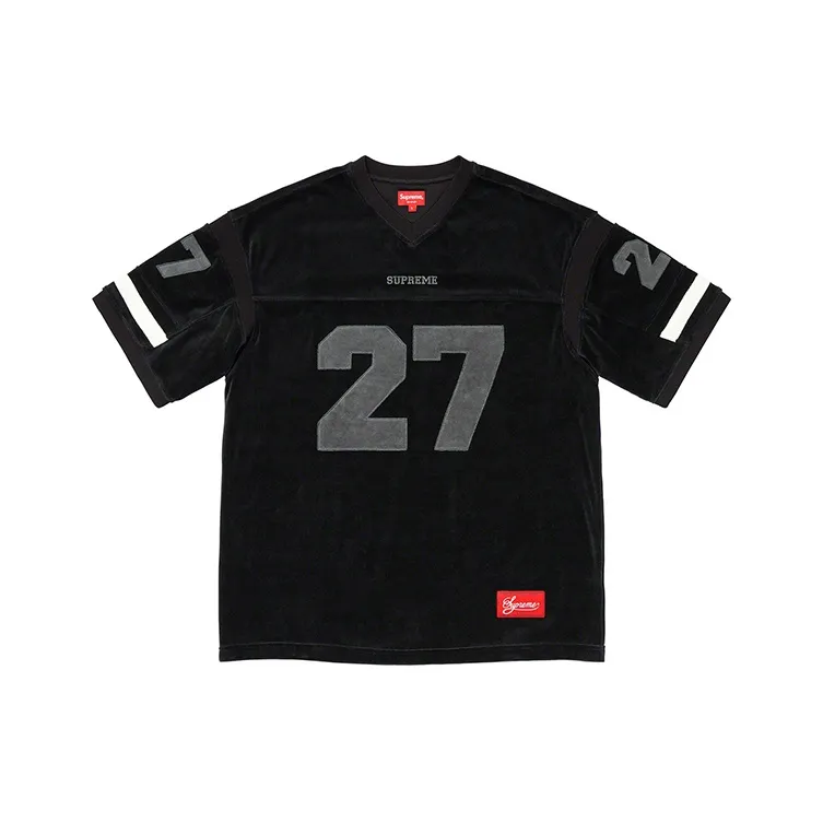 Supreme Velour Football Jersey-0