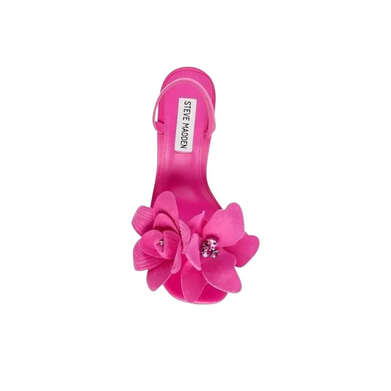 STEVE MADDEN Farrie One Strap Sandals Women's Pink-1