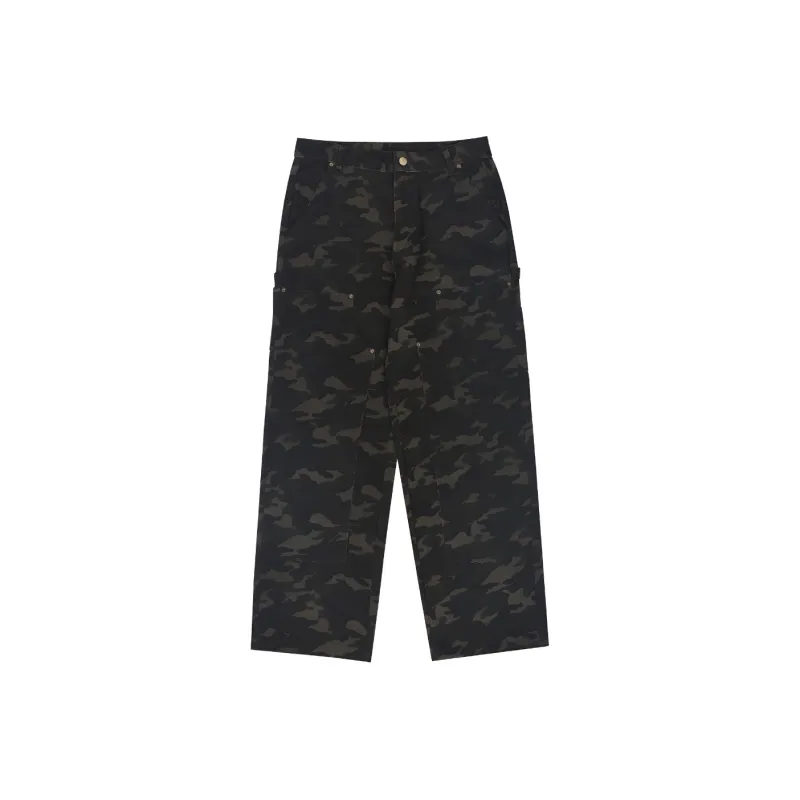 MYSAMESAME Spring Summer Casual Pants Unisex Camouflage In Stock-0