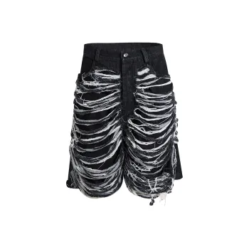 DND4DES Denim Shorts Men's Black