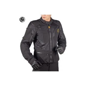 Star Knight Men's Biker Jacket Polyester Nylon