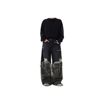 PISYPOX Jeans Unisex Black
