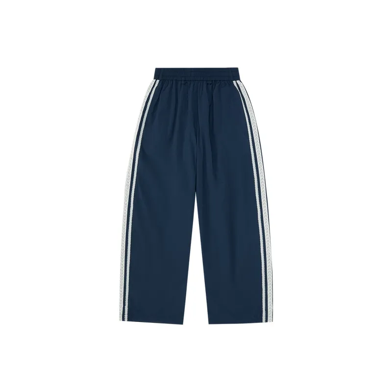 RASS Casual Pants Unisex Navy Blue-0