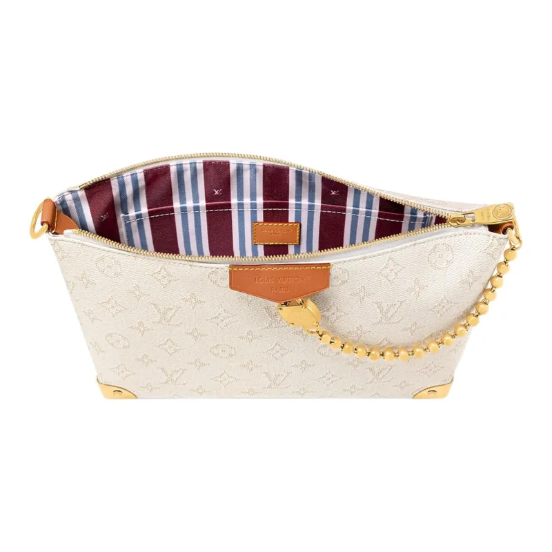 LOUIS VUITTON Monogram Heritage Coated Canvas Shoulder Bag, Crossbody Bag, Handbag Men's Ecru-3
