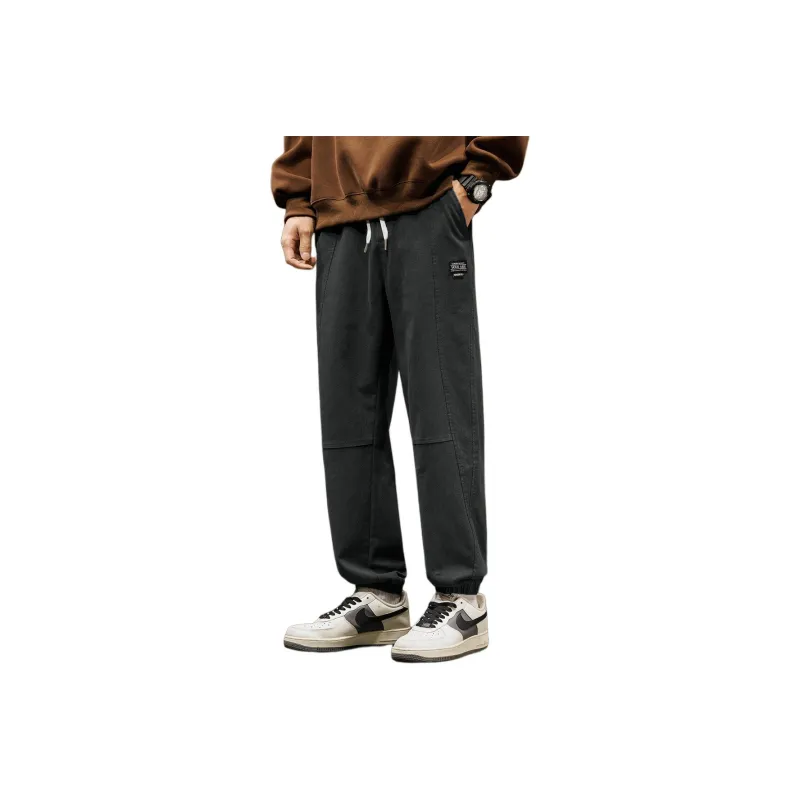 Tonlion Casual Pants Unisex Dark Gray-0