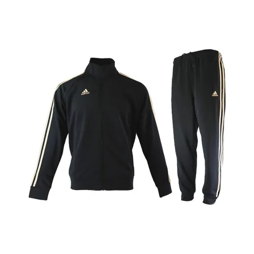 Adidas Casual Sportswear Men Black Gold