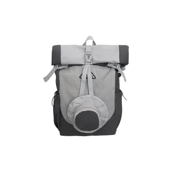 ZOGA Nylon Backpack Regular Unisex Gray/Green/Black