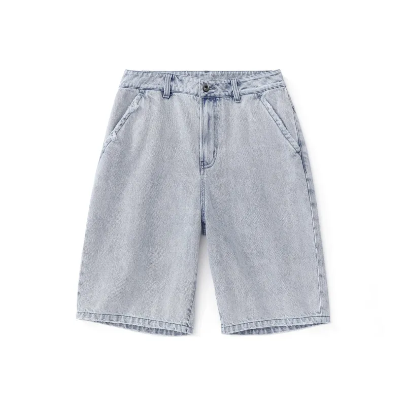 Jean West Denim Shorts Unisex Light Blue-0