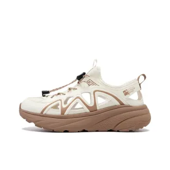 QIAODAN Slip Resistant And Breathable River Trekking Shoes Women's White Umber
