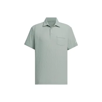 Adidas Polo Shirt Men's Silver Gray Green