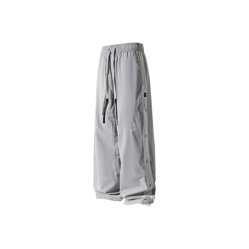 MEIPIN TANG Casual Pants Unisex Gray Green-0
