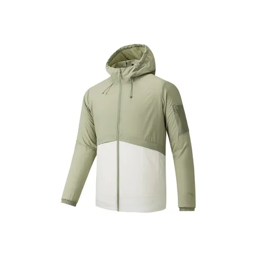 Anta Outdoor Collection UV Protection Sun Protection Clothing Men's Frosted Gray/Ivory White