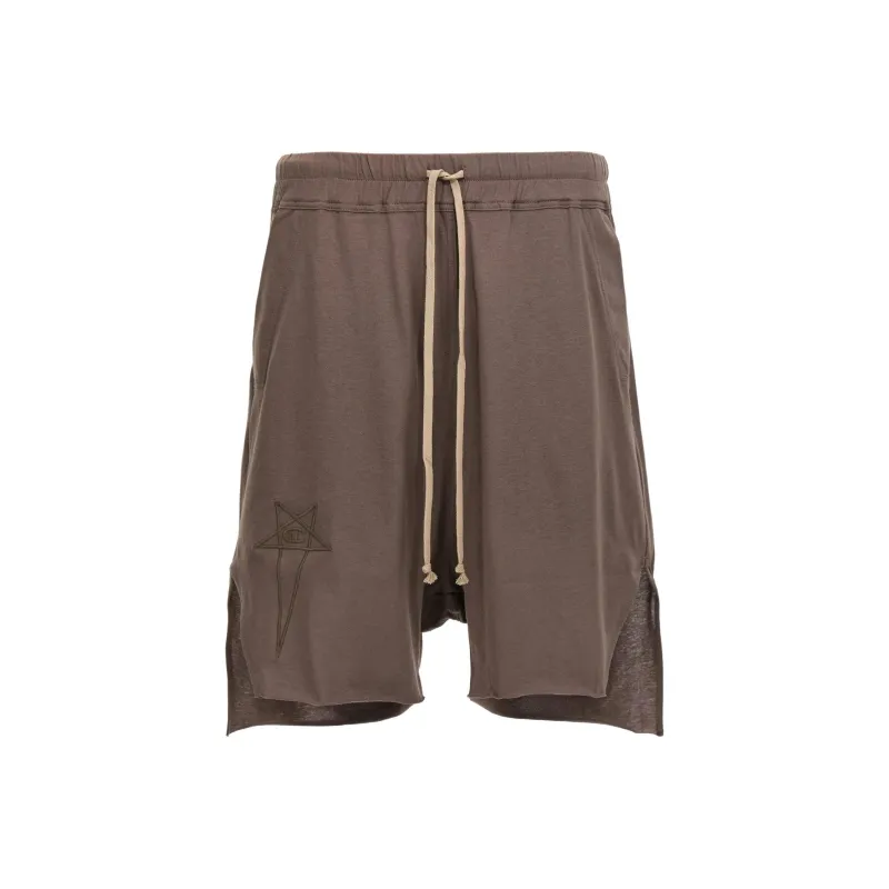 RICK OWENS Dolphin Boxers Cotton Shorts-0