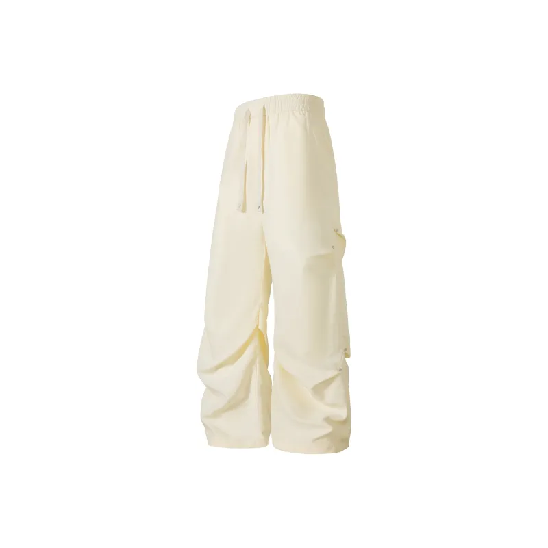 TELENT Casual Pants Unisex Rose Red-7