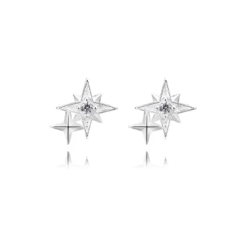 CANHUI S999 Fine Silver Stud Earrings Unisex