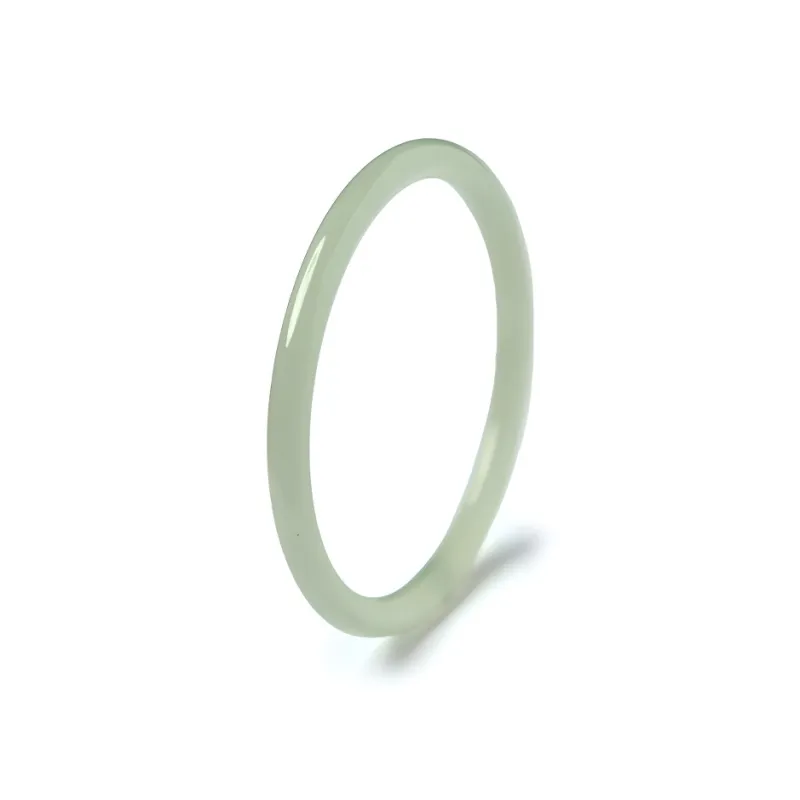 MUSHIFEN Hetian Jade Bangles Green Jade Women's-0